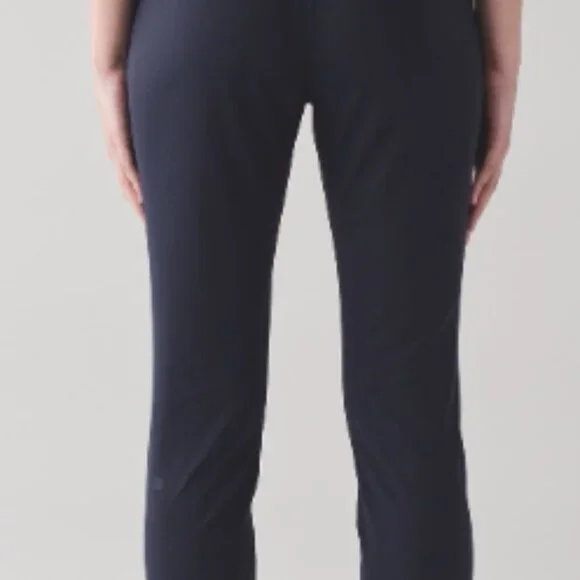 (6101) 🍋 LULULEMON On the Fly Jogger Pant *28" Sz 4 MIDNIGHT NAVY - Picture 1 of 6